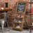 3-Tier Shlef Free Standing Wood Chalkboard