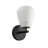 Higgins - 1-Light Wall Sconce - Wispy White Glassware Shade-744030252