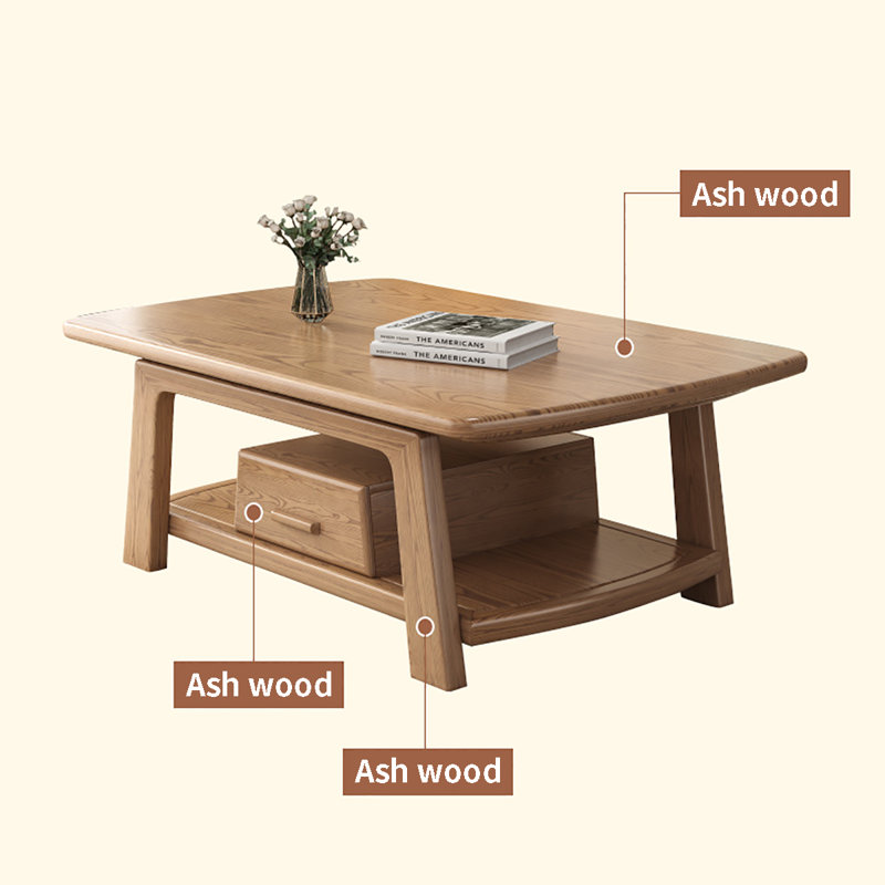 Solid Wood Single Coffee Table