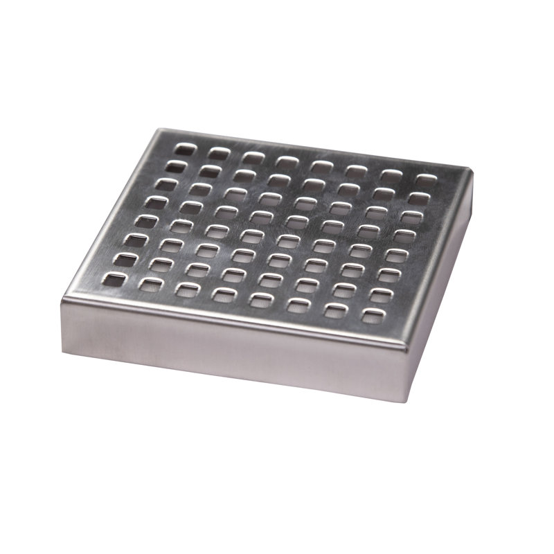 Grid Shower Drain, Stainless Steel
