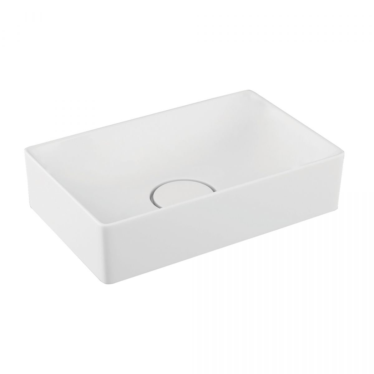 Wayfair Samples Matte White Ceramic Rectangular Vessel Bathroom Sink ...