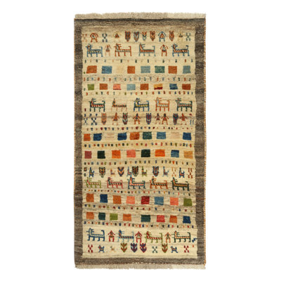 One-of-a-Kind 2'8" x 4'11" Hand Knotted Area Rug