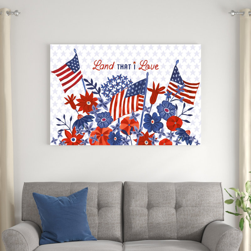 America The Beautiful I Love, H 48 po x l 32 po x P 1,25 po