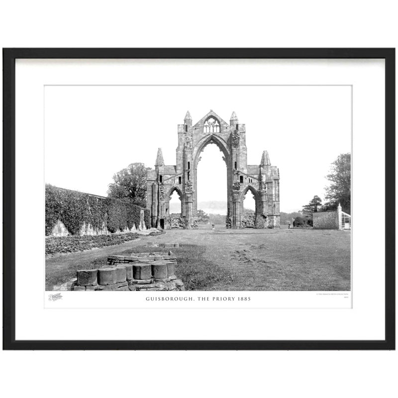 Guisborough, The Priory 1885 - Single Picture Frame Print, 28cm H x 36cm W x 2.3cm D