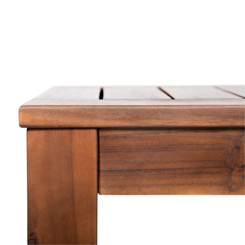 Bancs en bois de style rustique de 62,93 pouces (160 cm) - 2 pièces - Matériaux naturels - Cadre robuste et stable