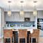 Furnary 3-Light Crystal Beaded Kitchen Pendant Lights, Height Adjustable, Kitchen Lighting Over Island