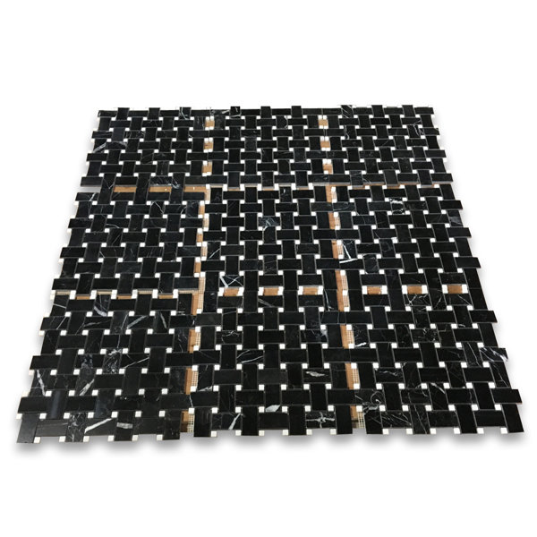 12" x 12" Marble Random Mosaic Wall & Floor Tile