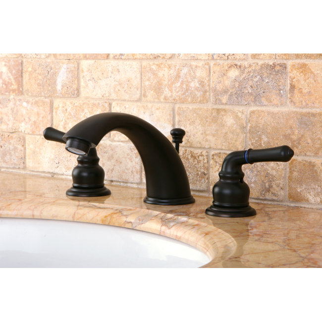Robinet de salle de bain espacé Kingston, Bronze huilé