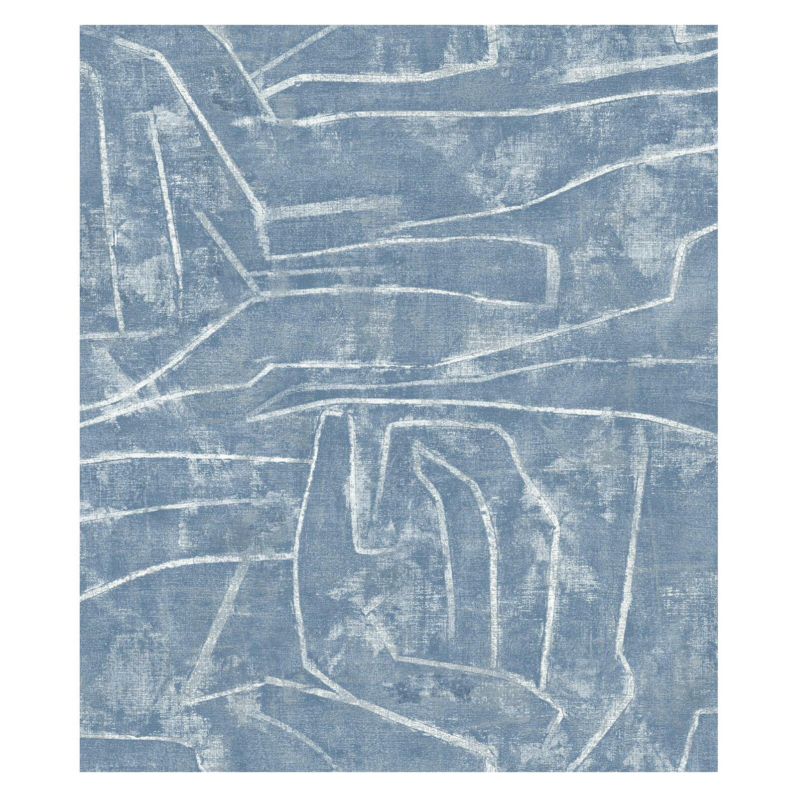 Vena Modern Peel & Stick Abstract Wallpaper, Blue