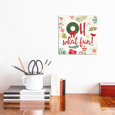 Oh What Fun! by Mollie B. - Wrapped Canvas Print