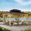 Toile de jardin en cèdre Sunjoy-1045769841