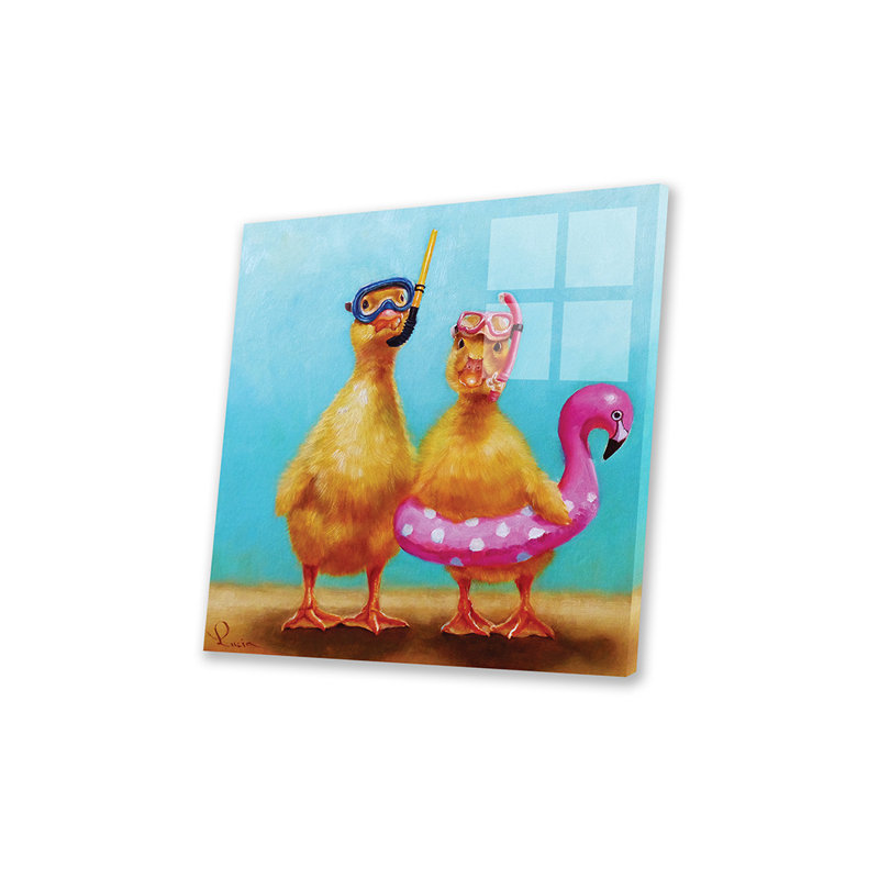 «Pool Party» sur plastique / acrylique par Lucia Heffernan, peinture