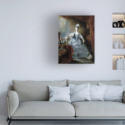 Marcus Jules Portrait Of Marie Antoinette  Canvas Art