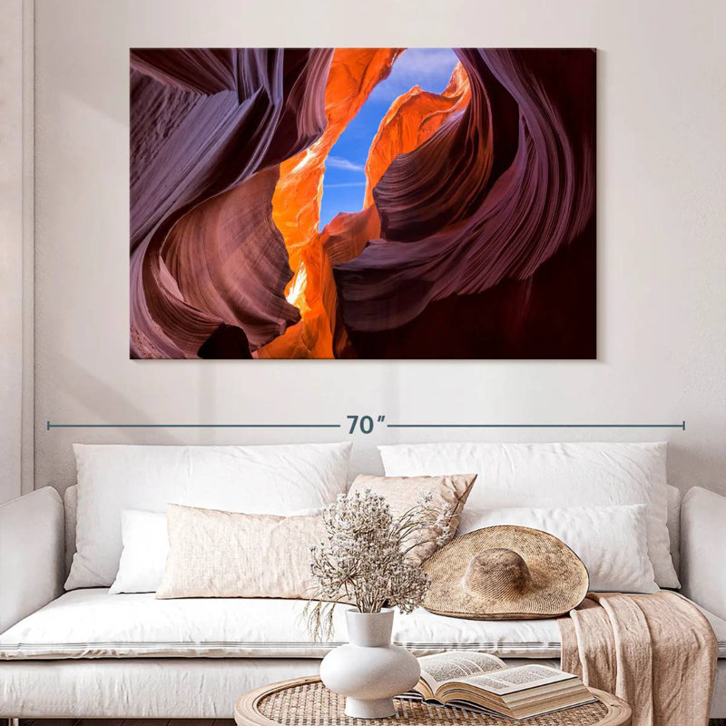 Alvord Lower Antelope Canyon, Arizona, H 34 po x l 51 po