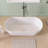 51'' Freestanding Soaking Solid Surface Bathtub