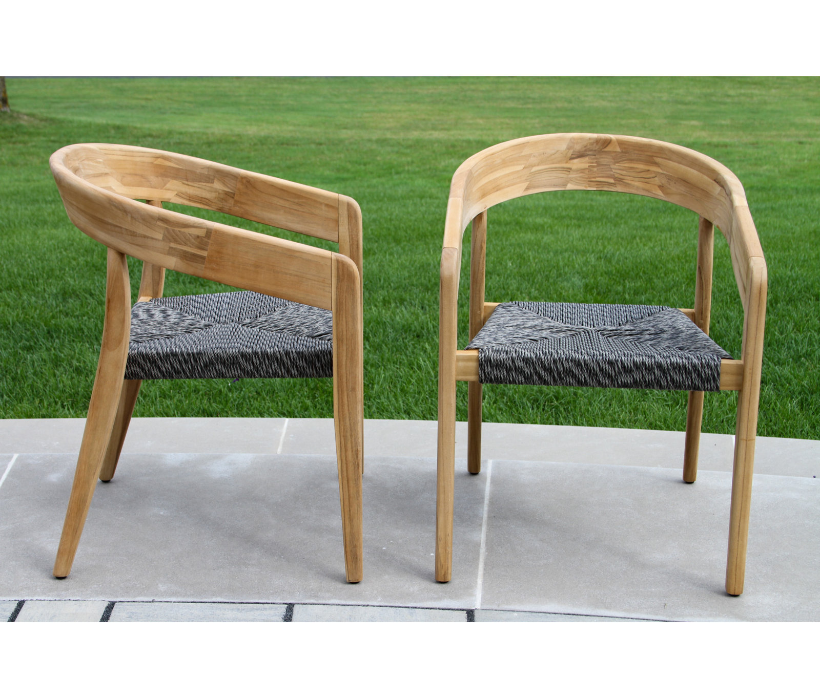 Estate Stackable Patio Armchair, Gray