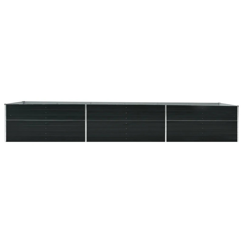 Aarilyn Metal Raised Garden Bed, Anthracite