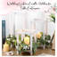 Ensemble de 12 porte-bougie de lanterne de mariage en bois pour centre de table avec porte-bougie de décoration pour table de mariage