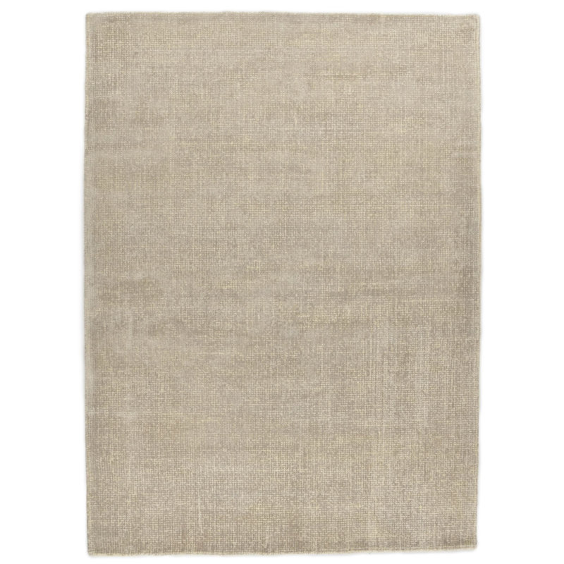 Rectangle Wool and Viscose Hand Woven Indoor / Outdoor Area Rug, Rectangle 140 x 200 cm