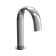TOTO® Gooseneck ECOPOWER® or AC 0.5 GPM Touchless Bathroom Faucet Spout, 10 Second On-Demand Flow, Polished Chrome - TLE24006U1#CP
