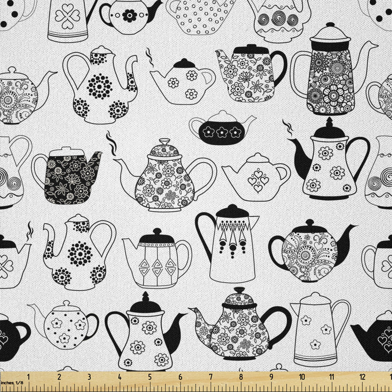 Daiya Floral Patterned Cups with Different Designs Timeless Kitchenware Fabric