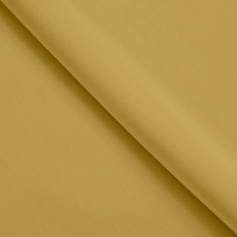Paire de rideaux obscurcissant avec passe-tringle Moriah Millendon, L 26 po x L 63 po, Jaune et moutarde