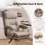 Office Desk Chairs With Foot Rest, Fully Reclining Ergonomic Executive Office Chair With Armrests, High Back Comfy Swivel Computer Chair With Wheels And Lumbar Support-314941351