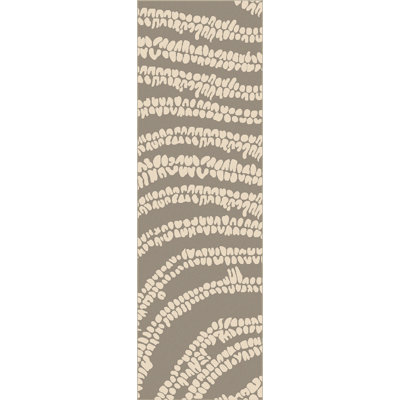 Tapis gris ardoise / ivoire touffeté à la main Villa Court