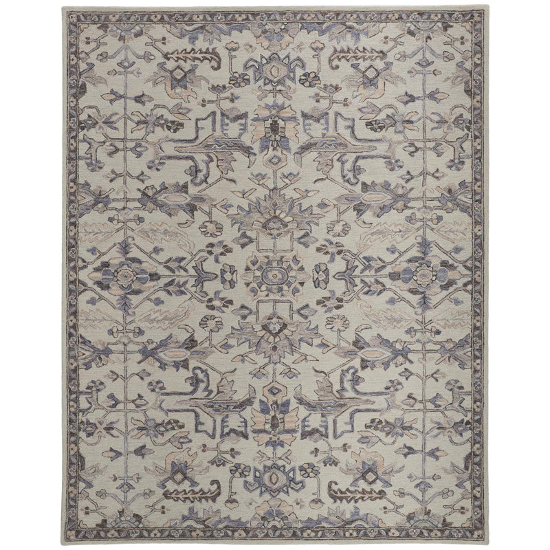Wool Oriental Indoor Rug, Rectangle 8' x 10'