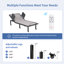 Base de lit réglable à massage zéro gravité avec matelas en mousse à mémoire de forme ferme de 6 po, incluant les traverses latérales et les roulettes verrouillables à pédale - Série 3101G-113691884
