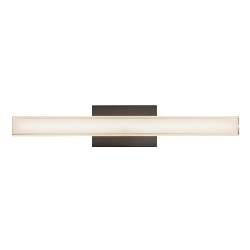 Garland 24-in Black dimmable LED Wall Sconce, Matte Black