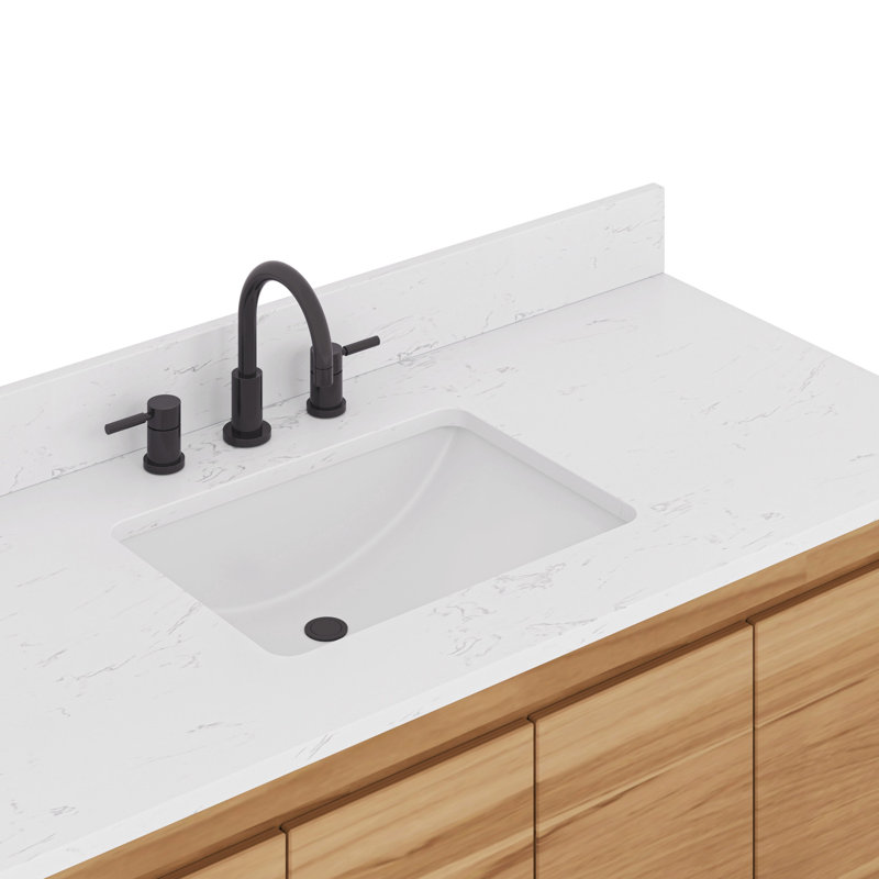 Coventry Double Bathroom Vanity with Engineered Stone Top, 48"