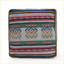 Coussin de sol pour repose-pieds, imprimé péruvien fabriqué à la main, rose ivoire, 16 x 16 x 16 | Multicolore | Tissu-947955763