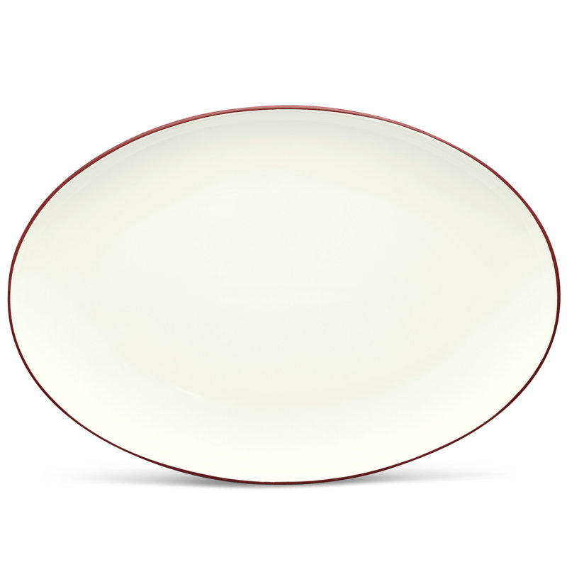 Noritake Colorwave Oval Platter, Raspberry