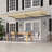 Semi-Cassette Patio Awning with LED Lights - Moroccan Collection -54833135-54833136