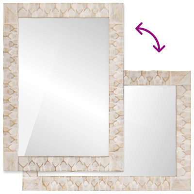 Solid Wood Rectangle Mirror
