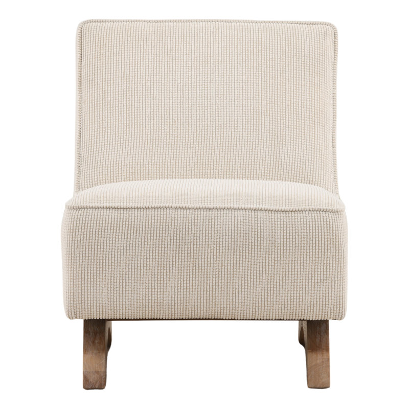 Abria Occasional Chair Sand, Cream Fabric