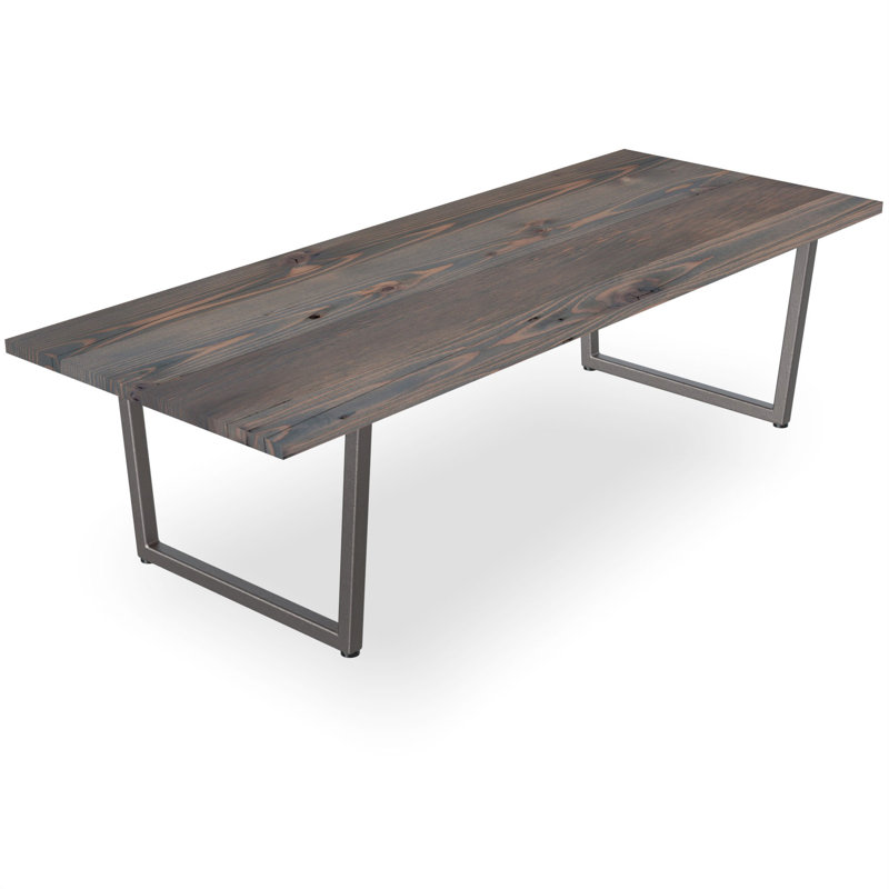 Clifton Solid Wood Rectangle Conference Table, Grey, 30" H x 72" L x 36" W