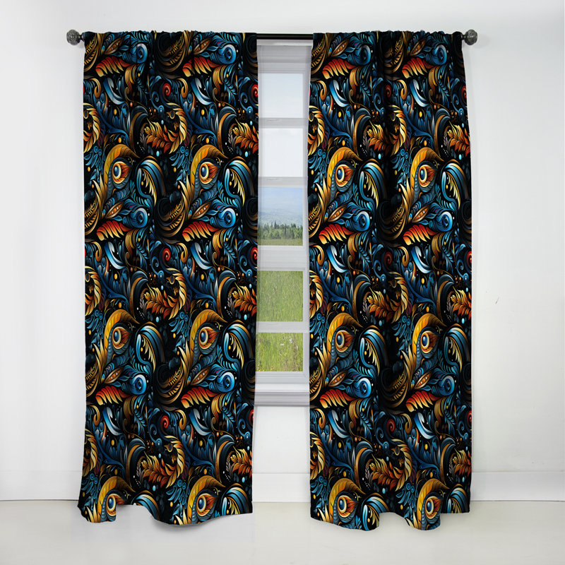 Motif bohémien tribal bohème Boho Tribal II, L 52 po x L 108 po