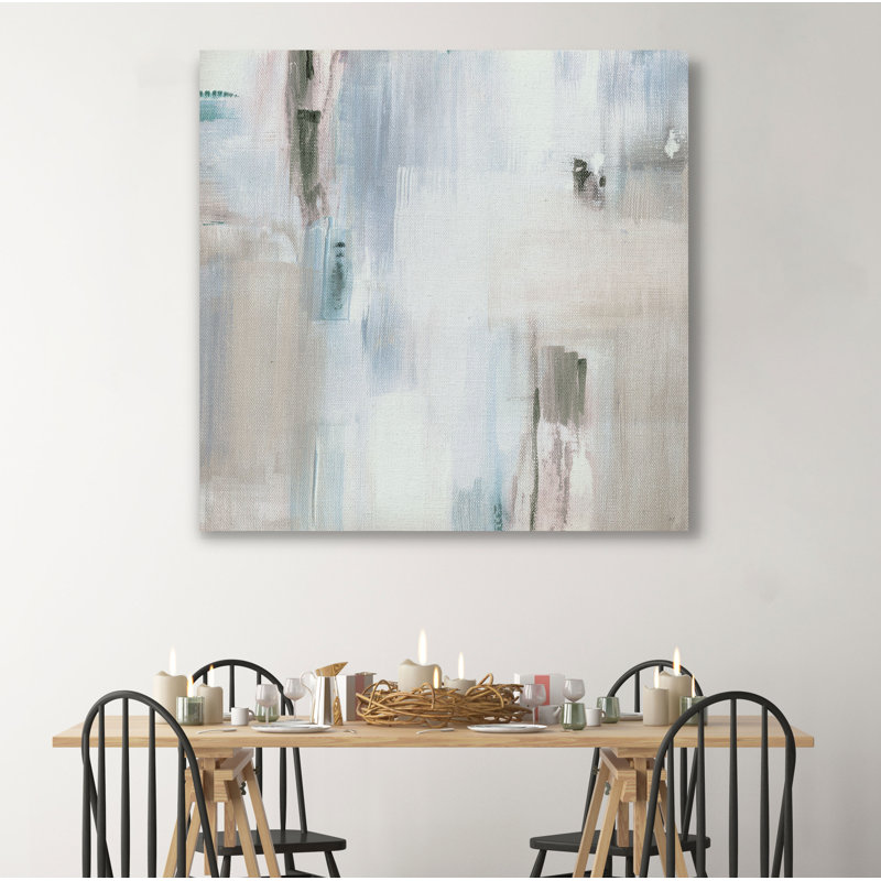 « matinée lake ii », peinture, H 10 po x l 10 po x P 1,5 po, Toile tendue