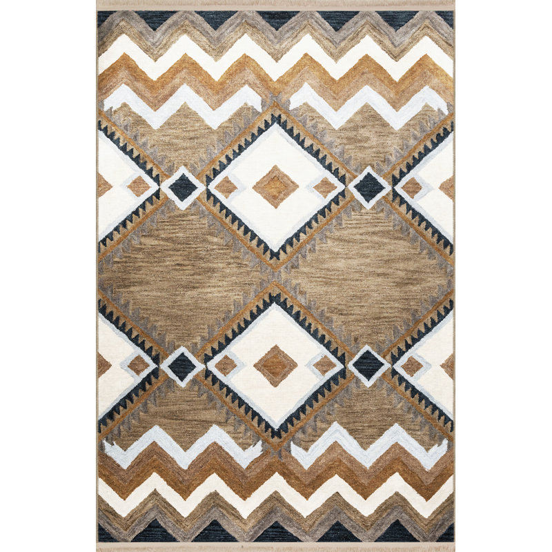 Tapis rectangulaire Villo, Rectangle 5 pi 2 po x 8 pi 7 po