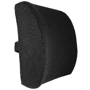 Universal Lumbar Support Cushion, Pure Memory Foam Back Pillow, Non-deform Back Support Pad for Office Chair, Car Seat & Daily Sitting Relief
