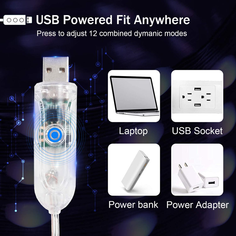 200 - Bulb 8.4'' Plug-in LED Fairy String Light