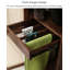 Armoire tressée en bois massif de rotin nordique