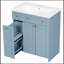 Meuble-lavabo simple avec plateau Sabrian 30,00-587452567