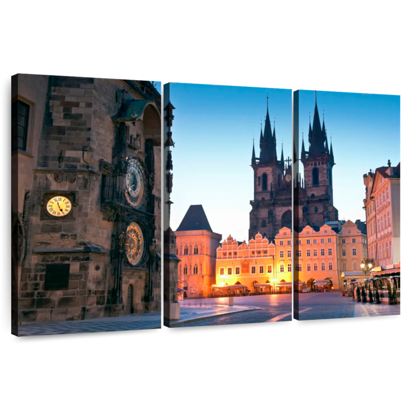 Rorry Prague Town Square, 36" H x 57" W