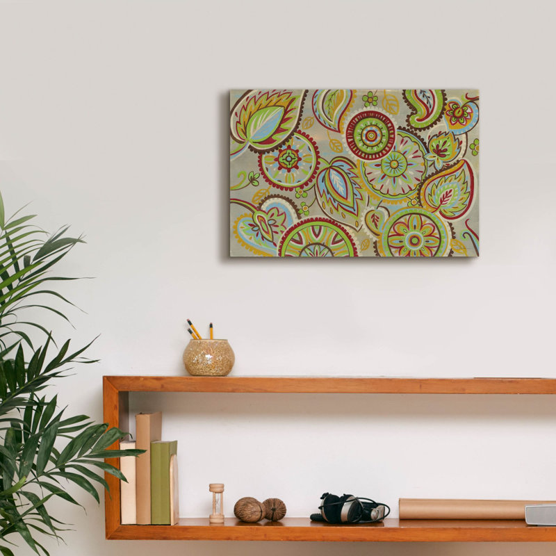 "Epic Graffiti" Elegant Mandalas "par Silvia Vassileva, art mural sur toile, 18 po x 12 po, H 12 po x l 18 po