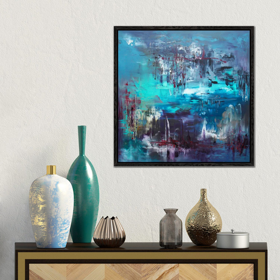 Sapphire Lagoon von Paresh Nrshinga - Gallery-Wrapped Canvas Giclée on Canvas