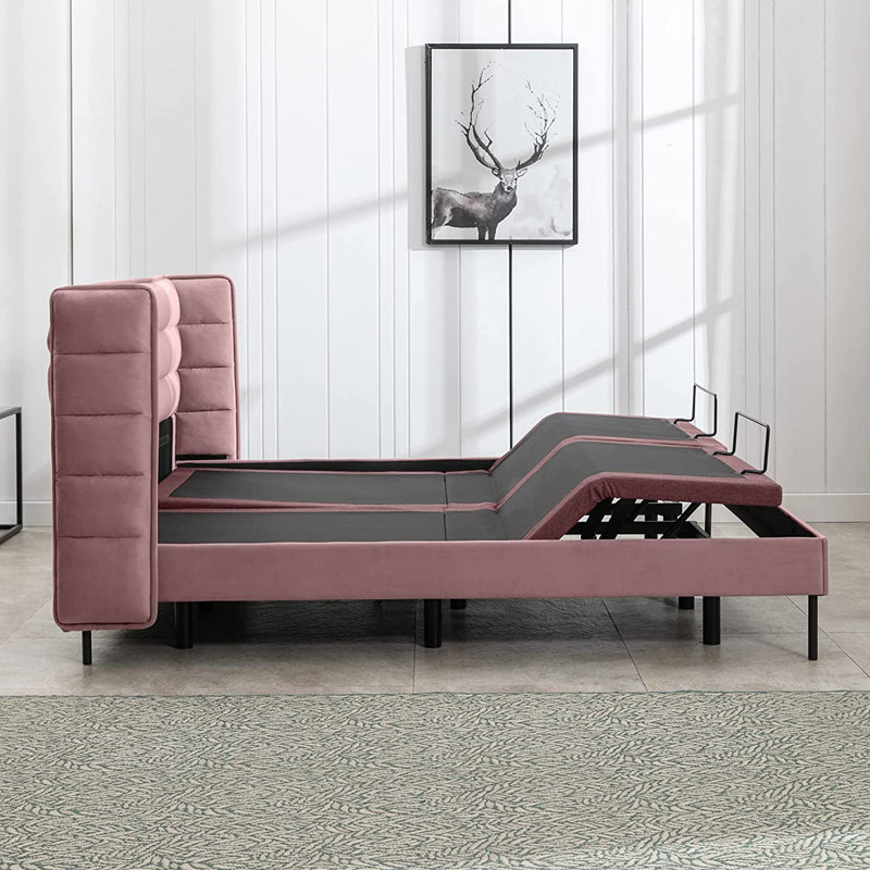 Foss Adjustable Bed with Wireless Remote, Queen