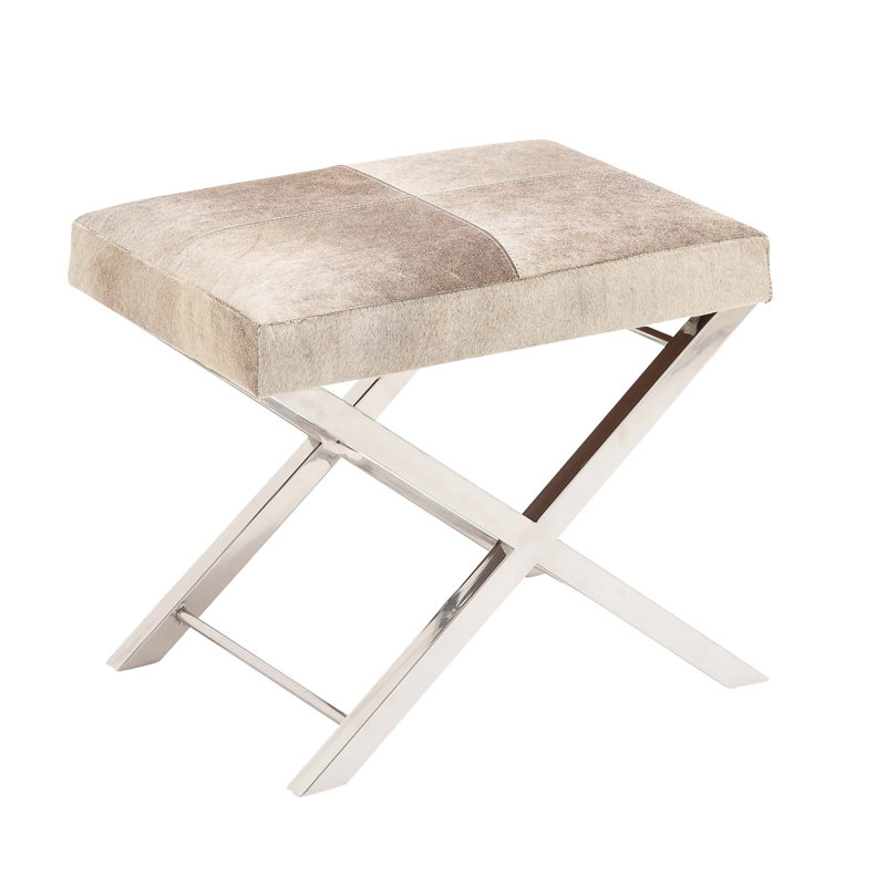 Tabouret de salon en acier inoxydable